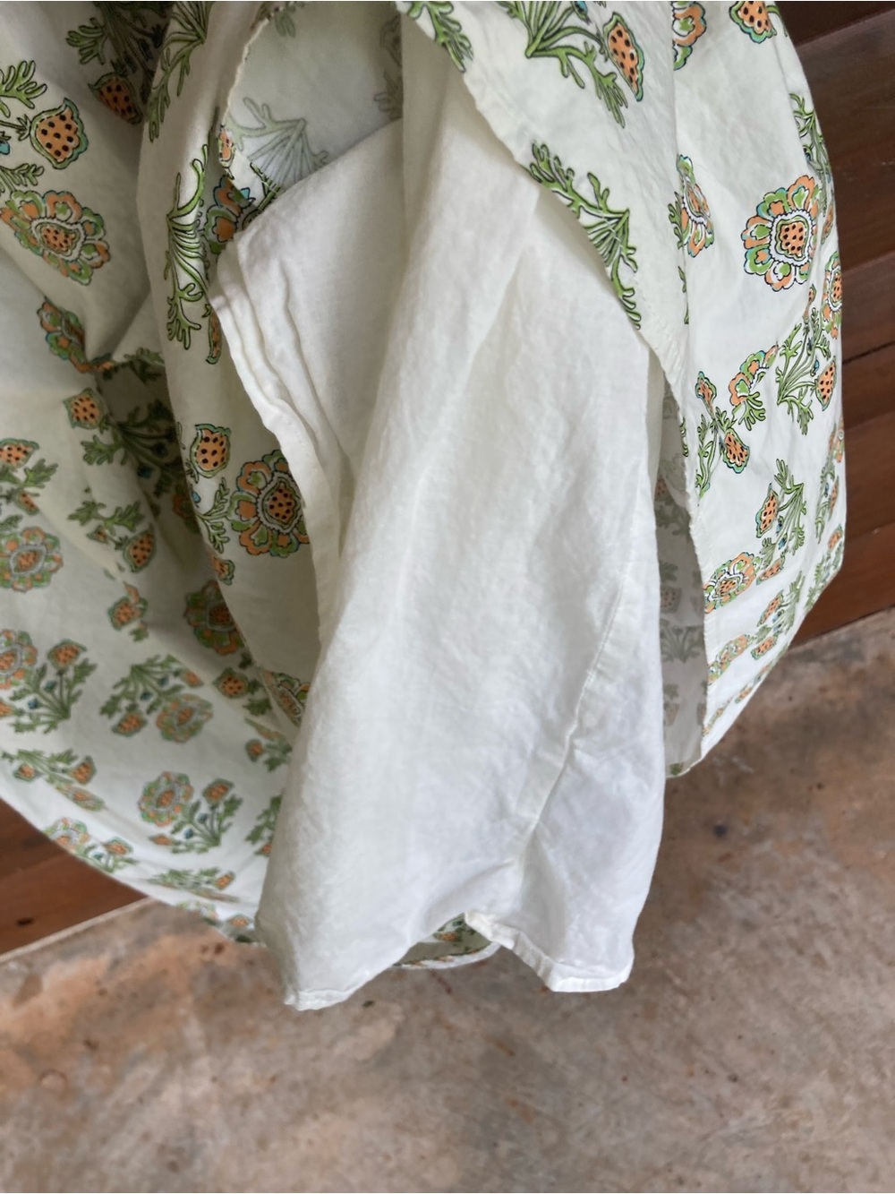 Cotton Smocked Floral Dress - Picture 8 of 11